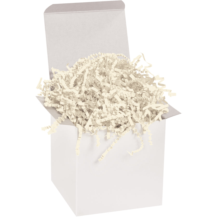 10 lb. case of ivory crinkle paper delivers reliable void fill and professional packaging protection for e-commerce shipments and retail gift presentations. Our premium packing paper features distinctive zigzag strips that add texture while cushioning products during transit. Ideal for industrial packaging, gift boxes, and baskets where cost-efficiency meets durability.