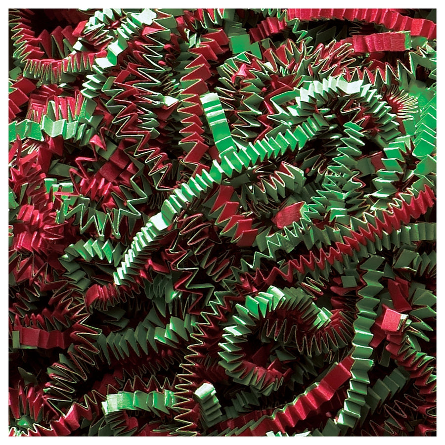 10 lb Christmas Blend Crinkle Paper CPB10CC