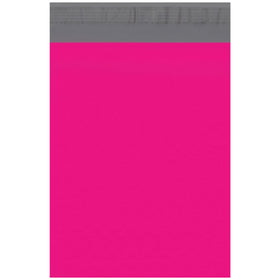 10x13 Pink Self-Seal Poly Mailers 2.5 Mil - Puncture Resistant, Case of 100
