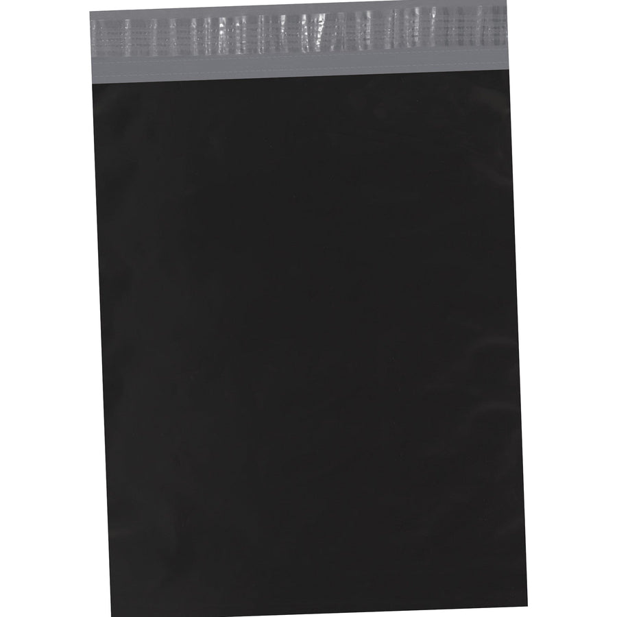 12x15.5 2.5 Mil Black Self-Seal Poly Mailers 100/Case CPM1215BK - alias listing