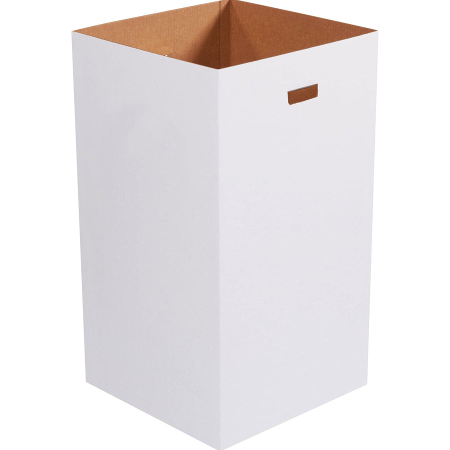 50 Gallon Corrugated Trash Cans 10-Pack CRR50