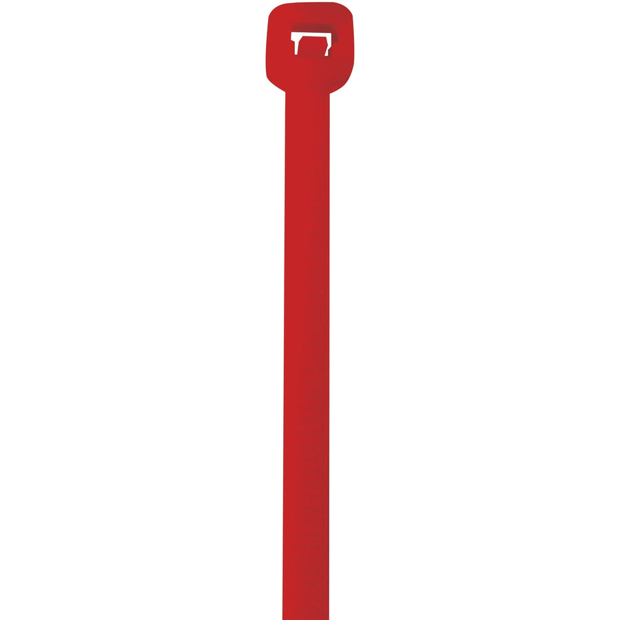 11 in 50 lb Red Nylon Cable Ties 1000/Case CT115B
