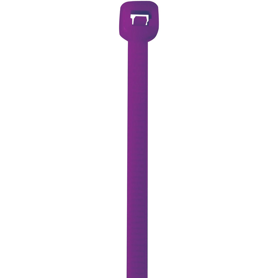 11 in 50 lb Purple Nylon Cable Ties 1000/Case CT115E