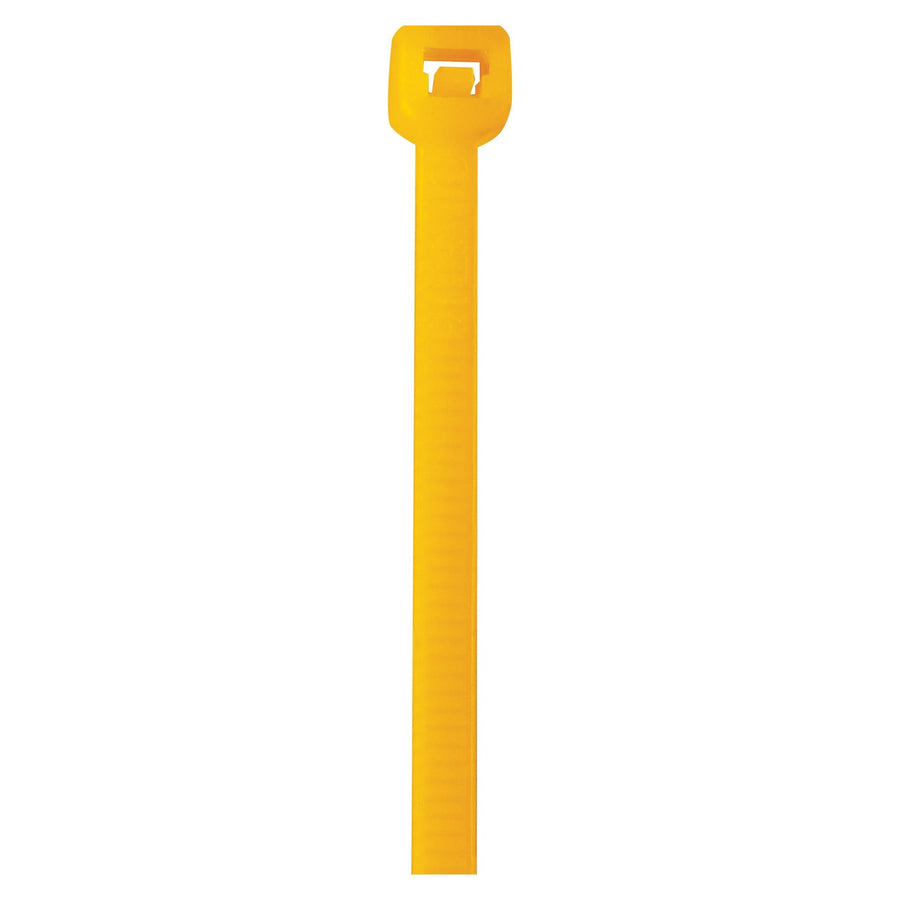 11 in 50 lb Fluorescent Orange Heavy-Duty Nylon Cable Ties 1000/Case CT115H