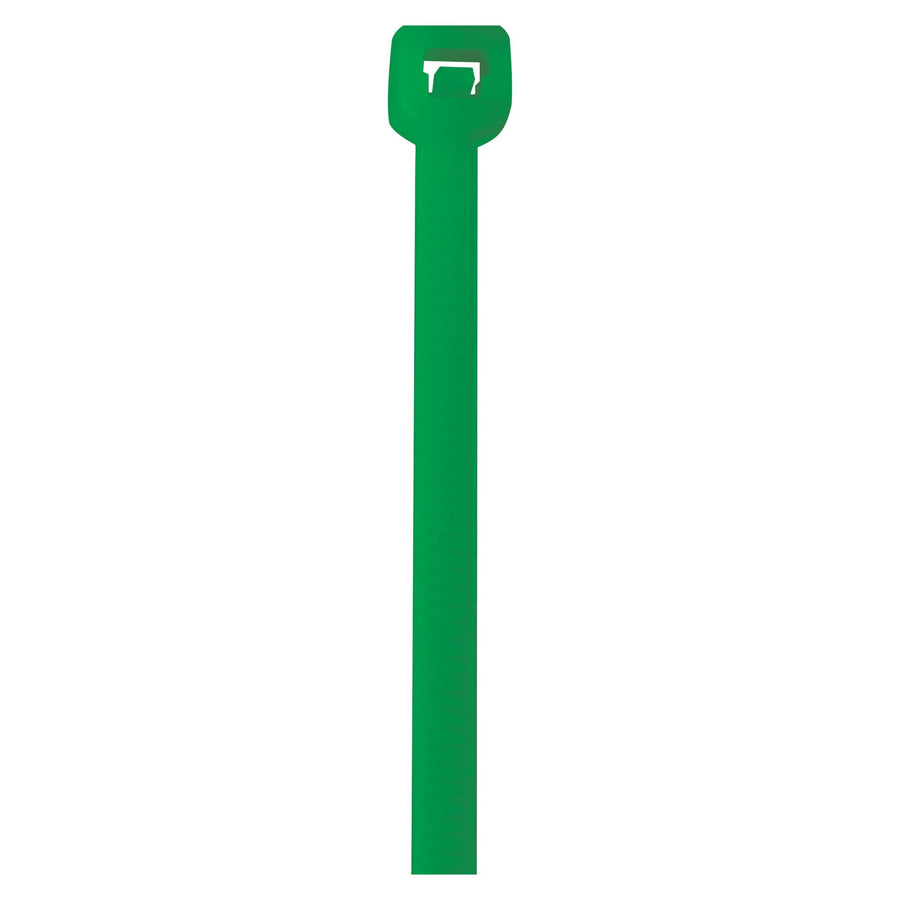 14 in 50 lb Green Nylon Cable Ties 1000/Case CT145A