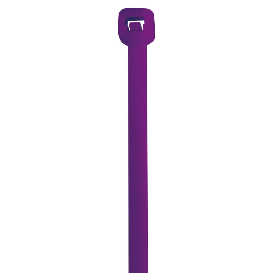 14 in 50 lb Purple Nylon Cable Ties 1000/Case CT145E