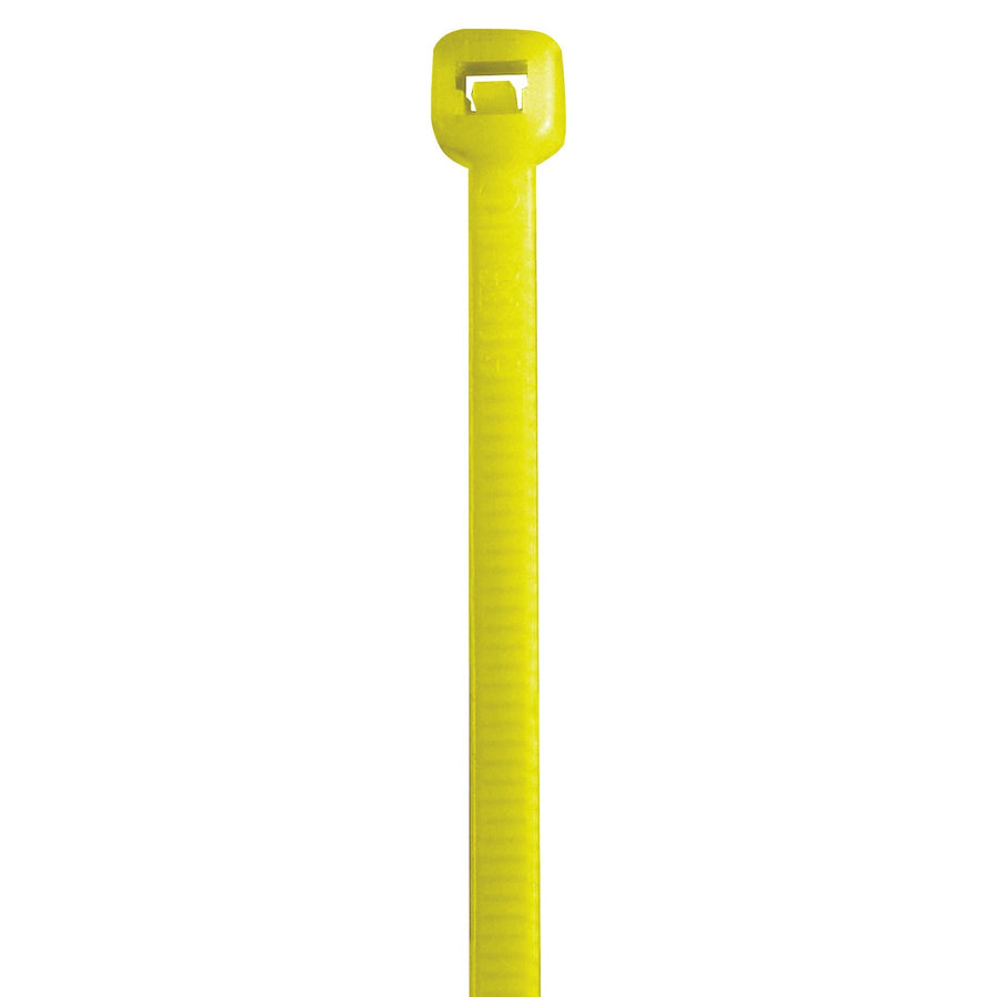 14 in 50# Fluorescent Yellow Cable Ties 1000/Case CT145J