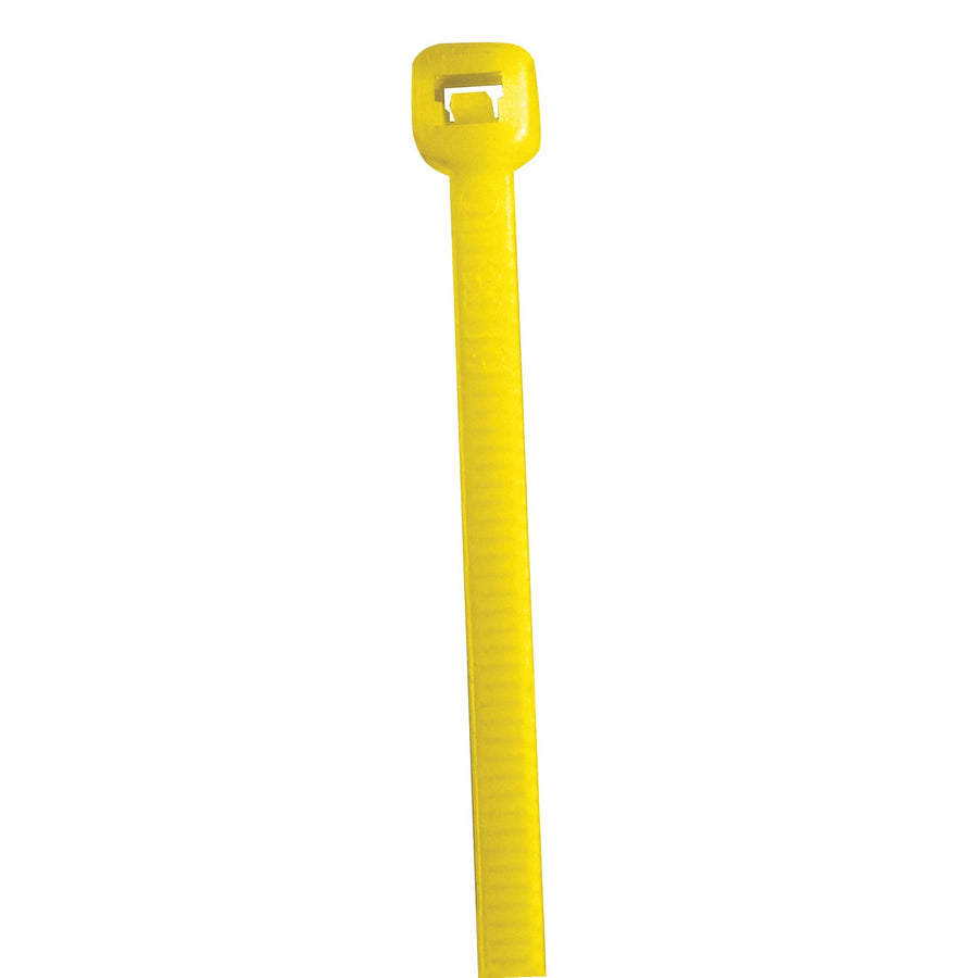18 in 50 lb Yellow Nylon Cable Ties 500/Case CT185C
