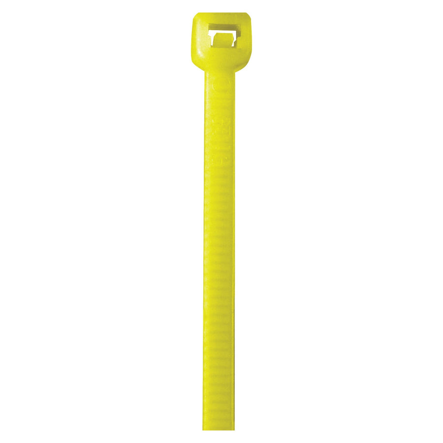 18 in 50# Fluorescent Yellow Nylon Cable Ties 500/Case CT185J