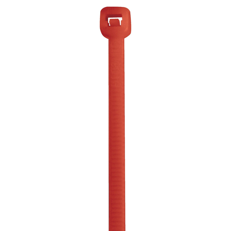 18 in 50# Fluorescent Red Nylon Cable Ties 500/Case CT185K
