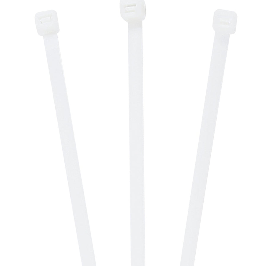 24 in 120 lb Natural Nylon Cable Ties 100/Case CT24120
