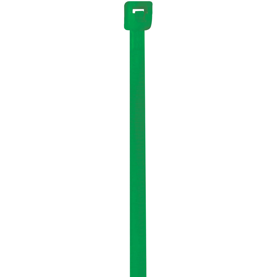 4 in 18 lb Green Nylon Cable Ties 1000/Case CT422A