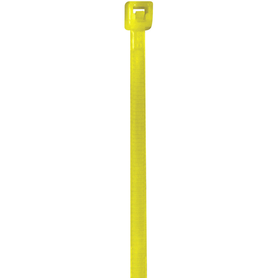 4 in 18 lb Fluorescent Yellow Cable Ties 1000/Case CT422J