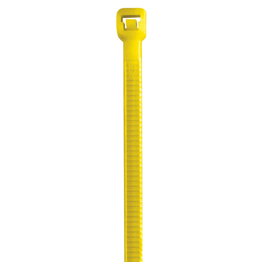 8 in 40# Yellow Nylon Cable Ties 1000/Case CT444C