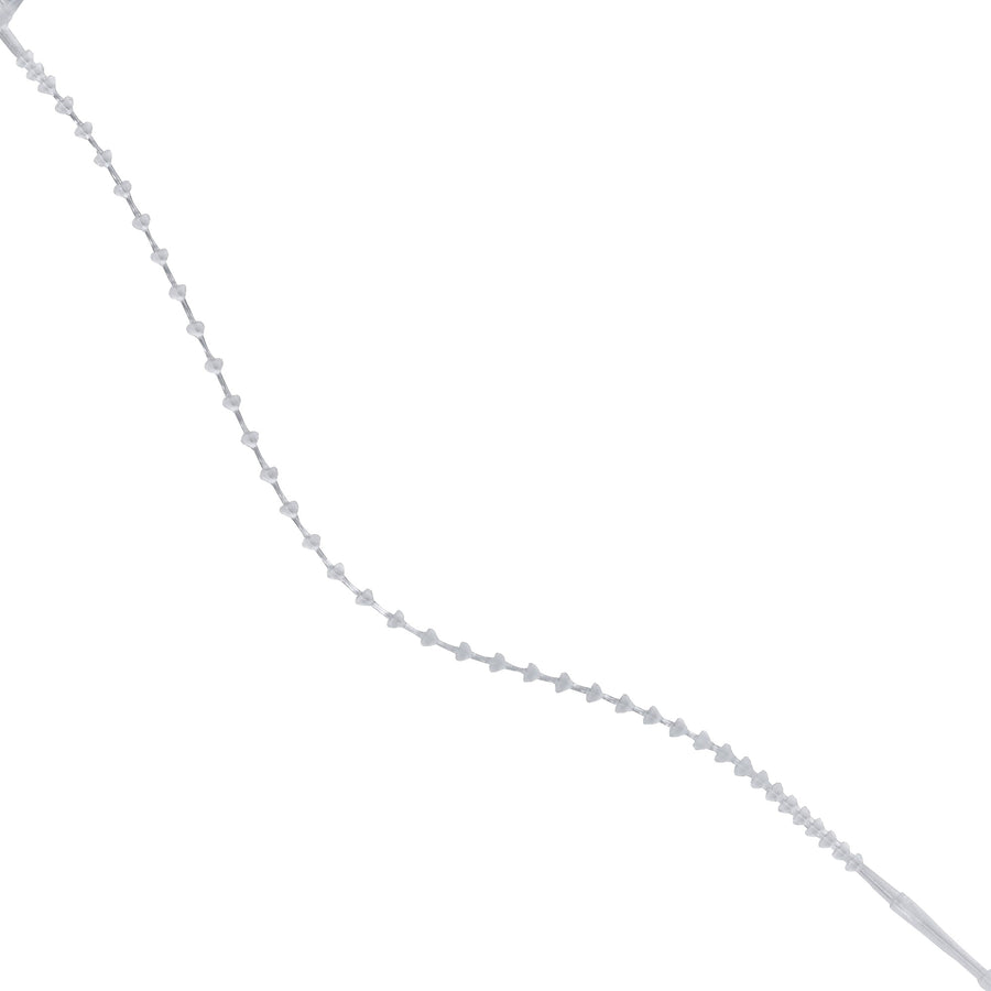 5 in Natural Nylon Beaded Security Ties 5000/Case CTBS5A