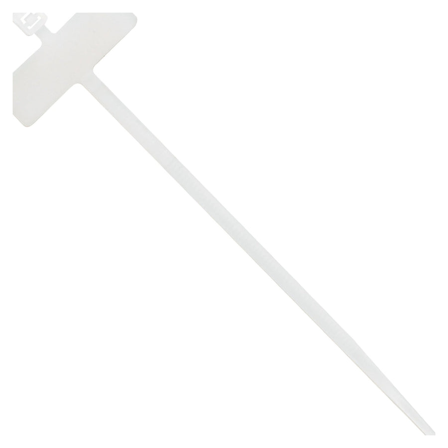 4 in 50 lb Natural Nylon Identification Cable Ties 1000/Case CTID45