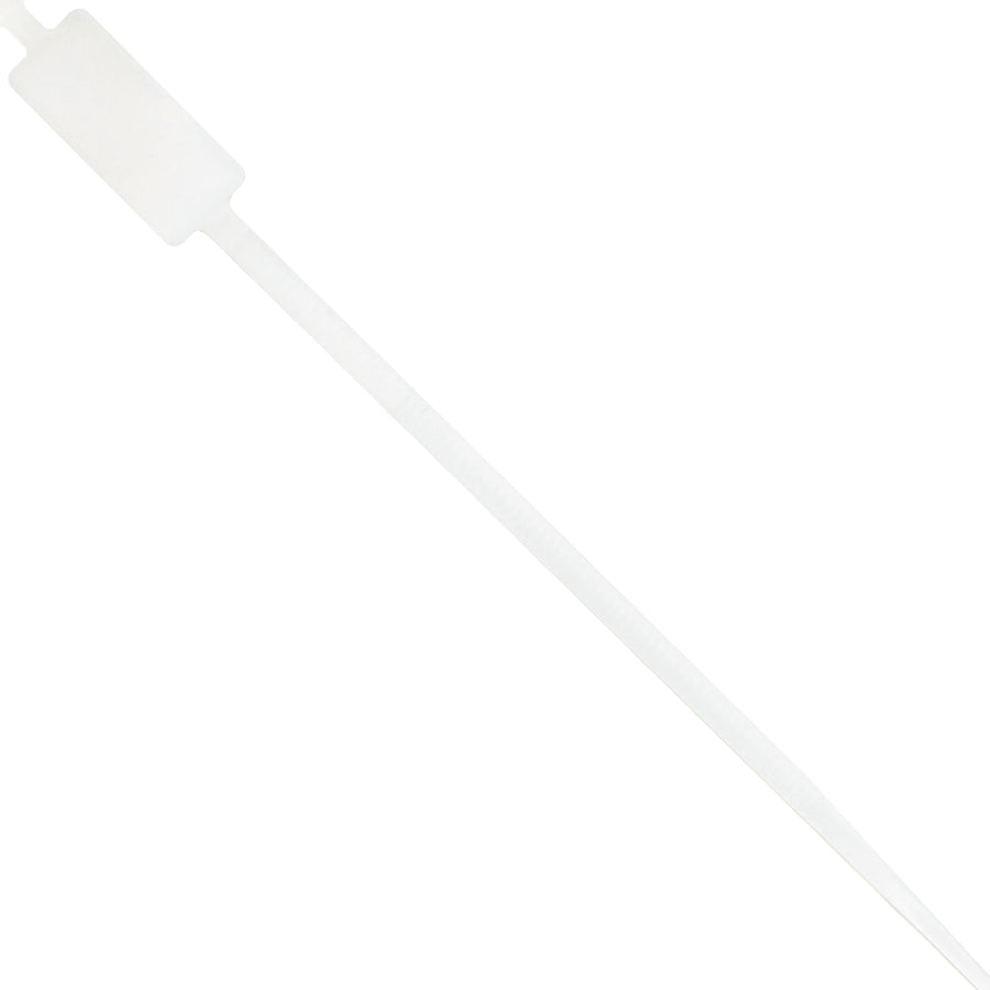 7 in 50 lb Natural Nylon Identification Cable Ties 1000/Case CTID75