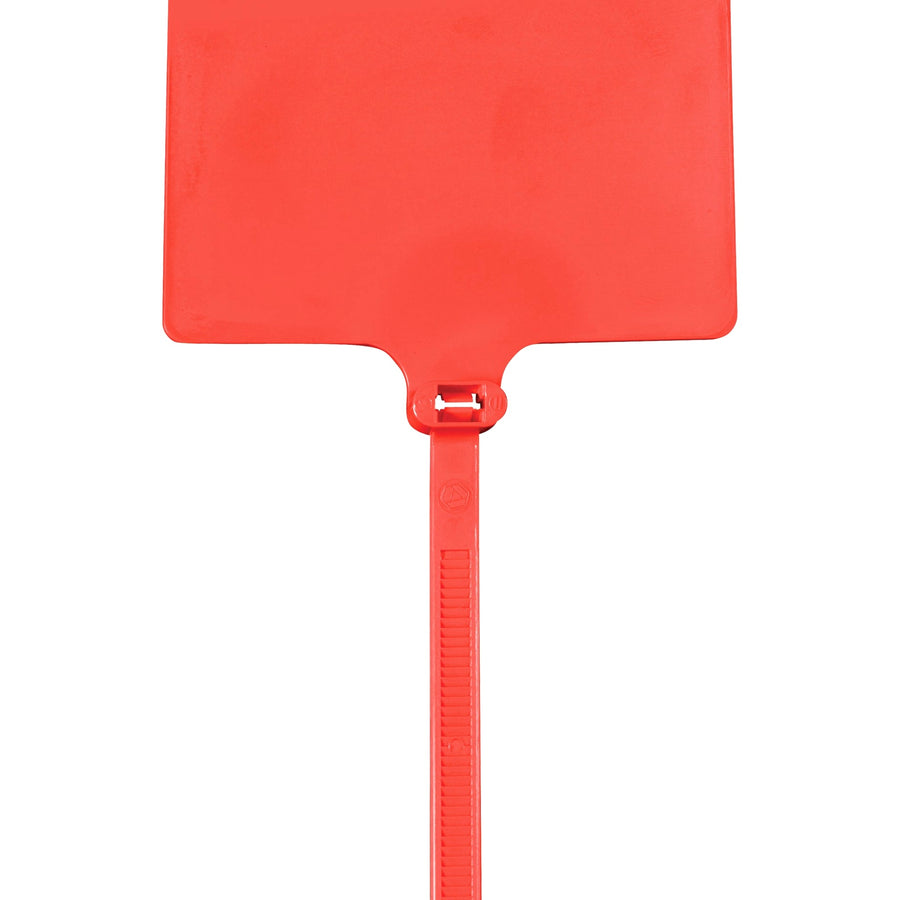 6 in 120 lb Red Identification Cable Ties 100/Case CTID80