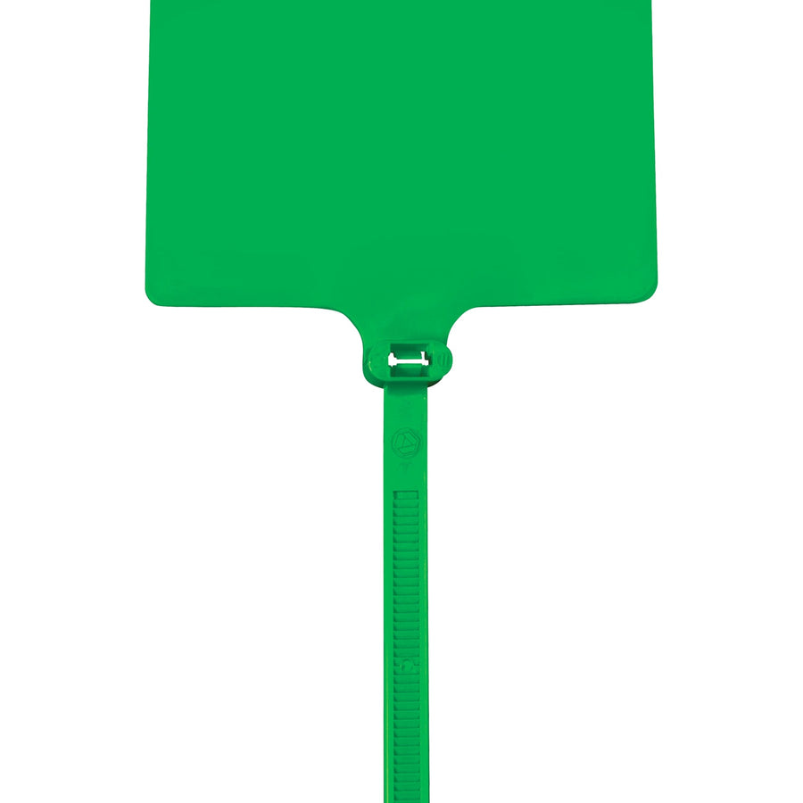 6 in 120 lb Green Identification Cable Ties Nylon 100/Case CTID81
