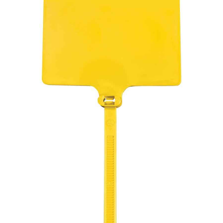 6 in 120 lb Yellow Identification Cable Ties 100/Case CTID82