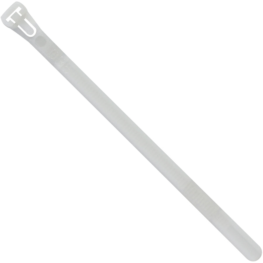 Press the tab to instantly release and reuse. These 8" natural nylon cable ties (50# strength) are engineered for applications requiring frequent modifications and bundle adjustments. Sold by the case of 1000 for maximum cost efficiency.