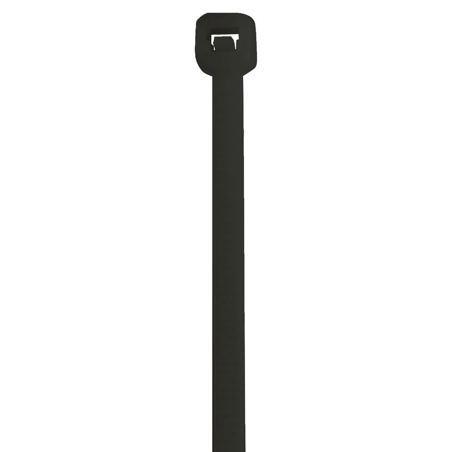 18 in 50# Black UV Stabilized Nylon Cable Ties 500/Case CTUV1850