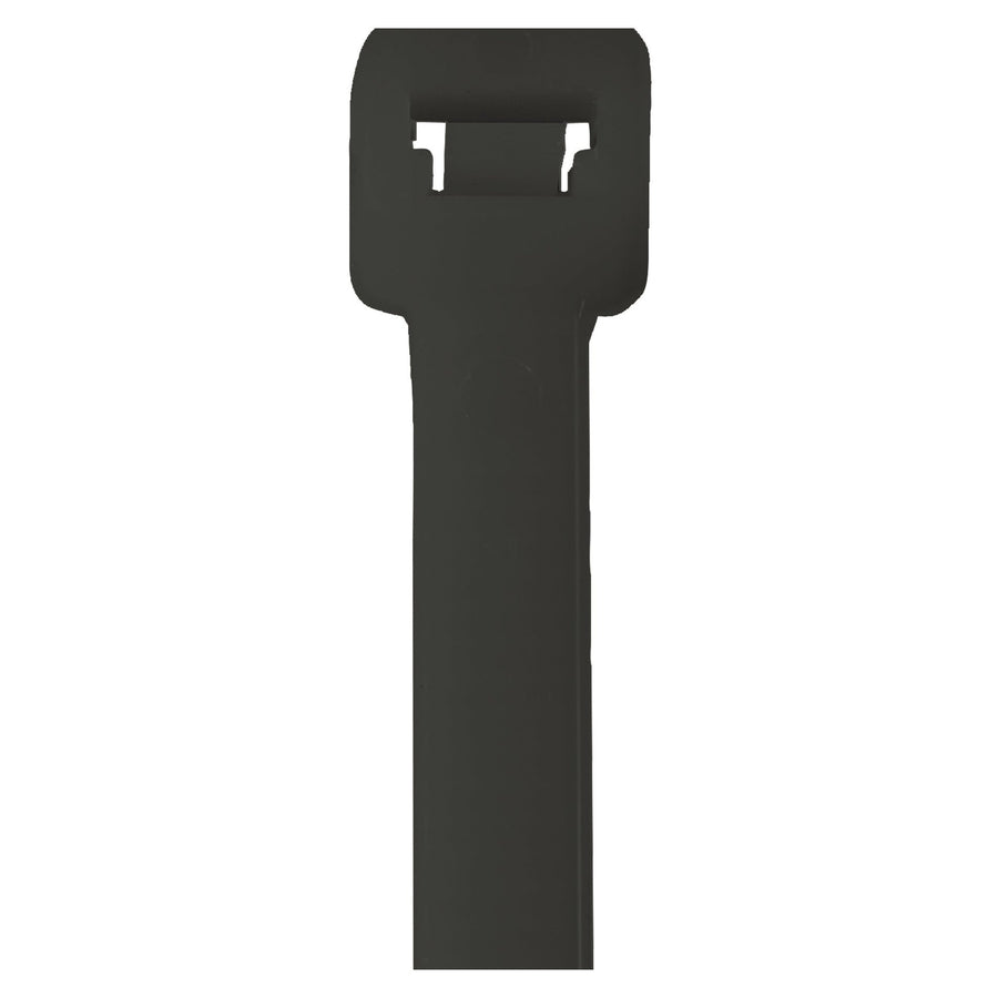 24 in 175 lb Black UV Stabilized Cable Ties Nylon 100/Case CTUV24175