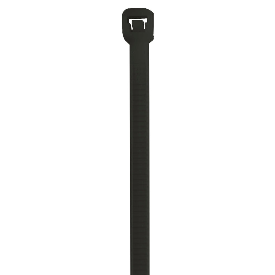 7 in 40 lb Black UV Stabilized Cable Ties 1000/Case CTUV740