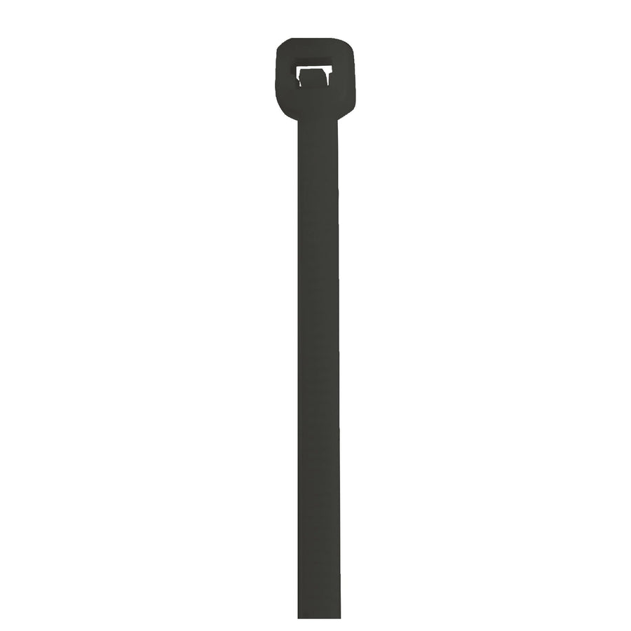 7 in 50 lb Black UV Stabilized Nylon Cable Ties 1000/Case CTUV750