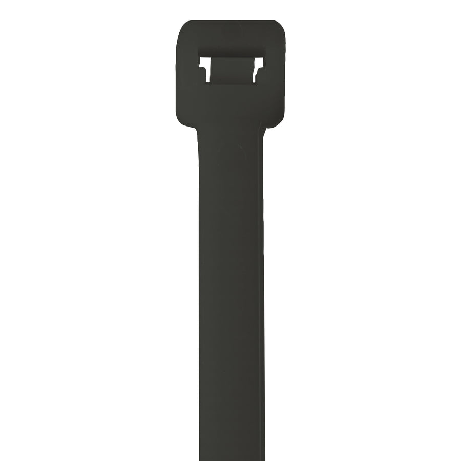 Professional-grade 8" UV stabilized black cable ties rated for 120# tensile strength. Permanently secure cables, cords, and bundled items in outdoor environments with continuous UV exposure. Case of 100 ties delivers reliable, cost-efficient packaging and fastening.
