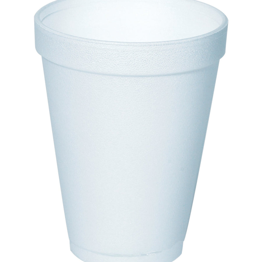 8 oz White Polystyrene Foam Cups 1000/Case CUP8OZ