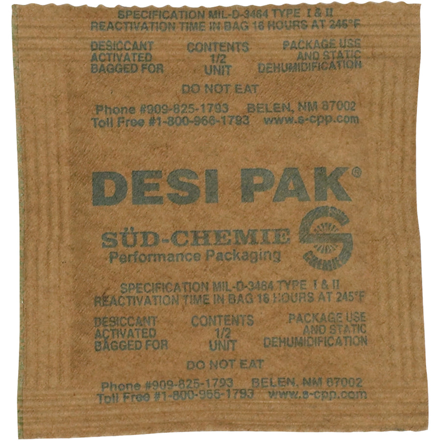 3x3 Kraft Clay Desiccant Bags - Moisture Protection, 550 Count