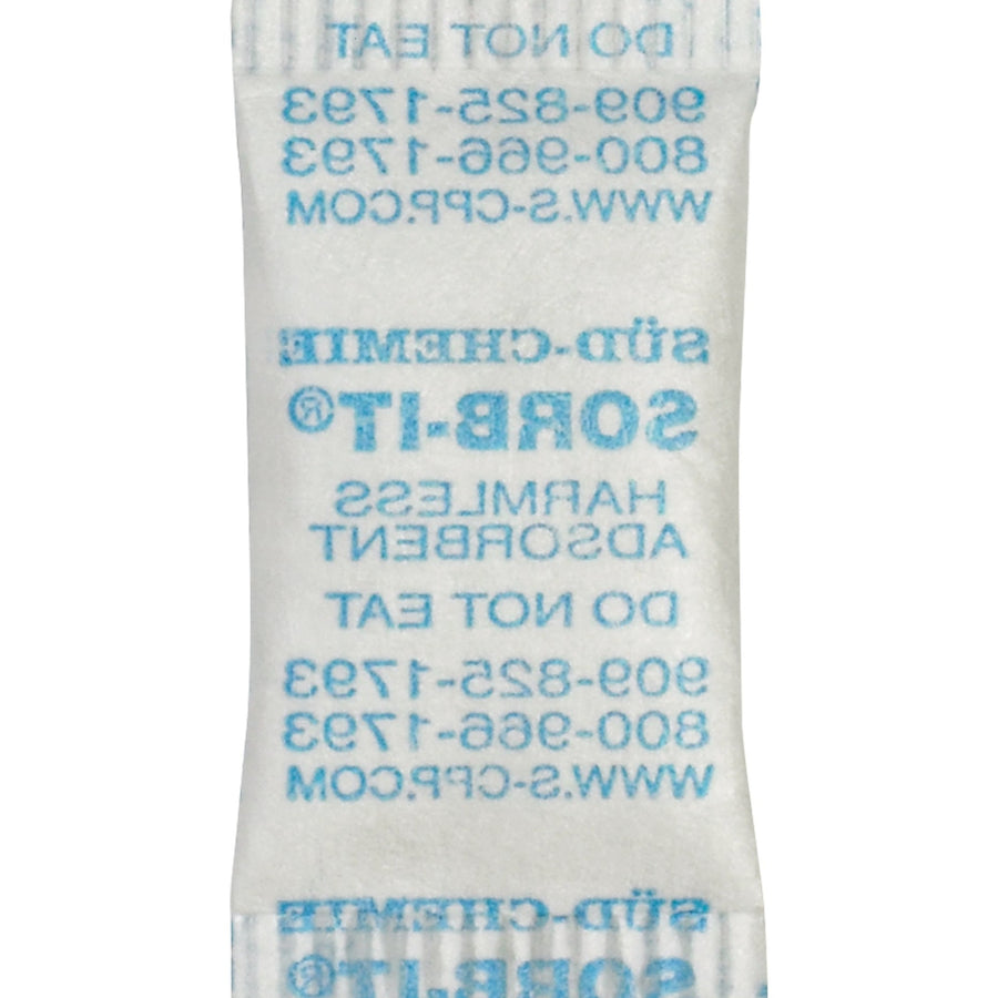 5/8 x 1 9/32 in Silica Gel Desiccant Packets 6000/Case DES140