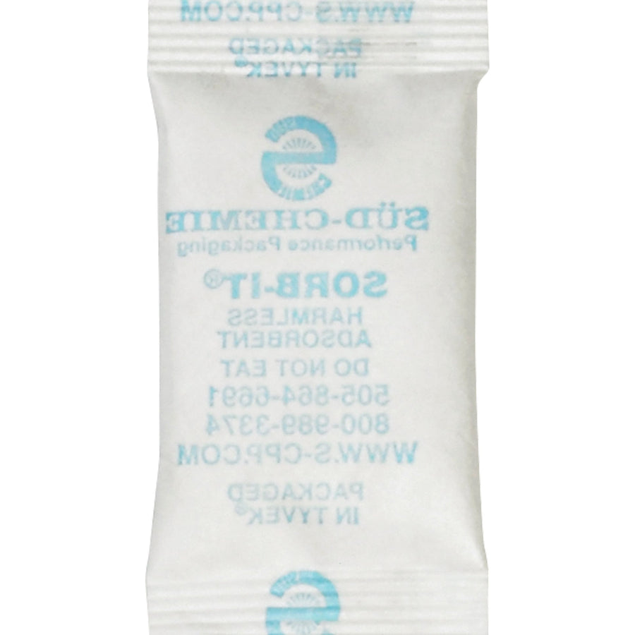1 1/16 x 2 1/2 in Amorphous Silica Gel Packets 3000/Case DES146