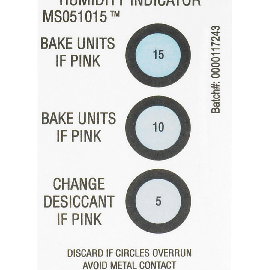2x3 5-10-15% Humidity Indicators 125/Case DES161