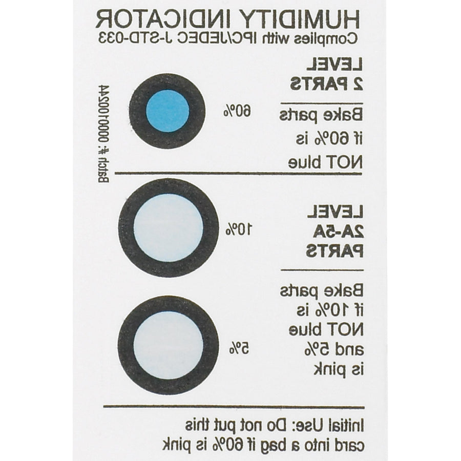 2x3 Humidity Indicators 5-10-60% 125/Case DES162