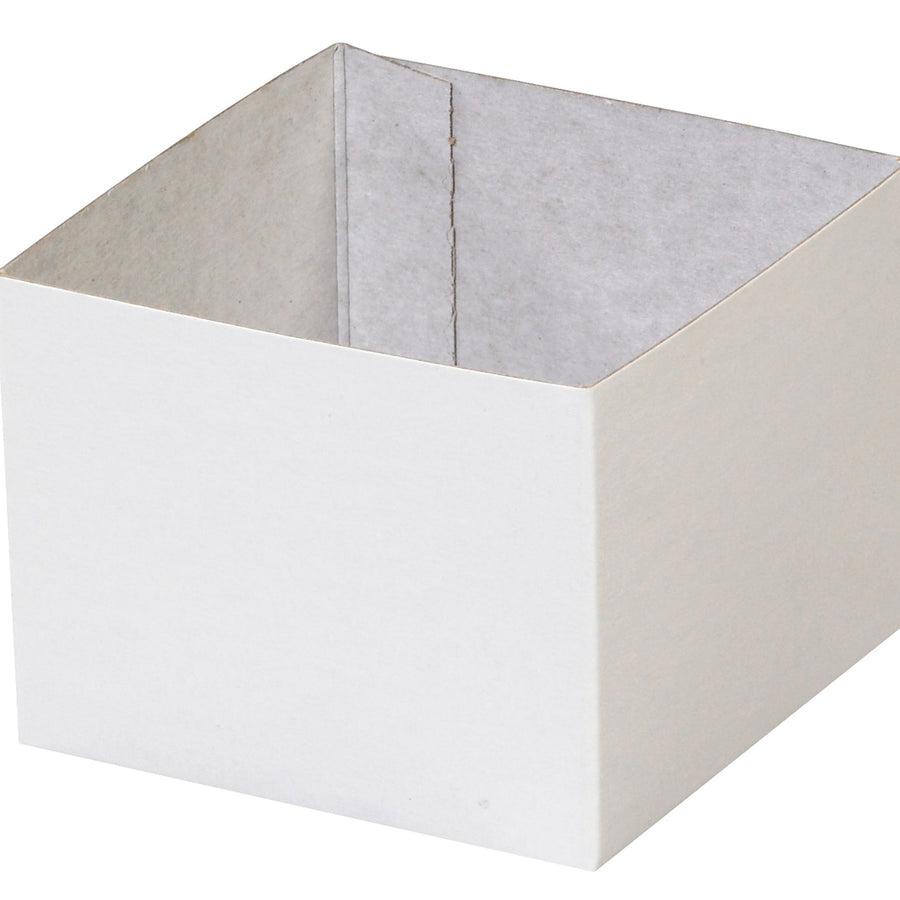 4x4x3 White Chipboard Flat-Ship Gift Box Bottoms 50/Case DGB443W