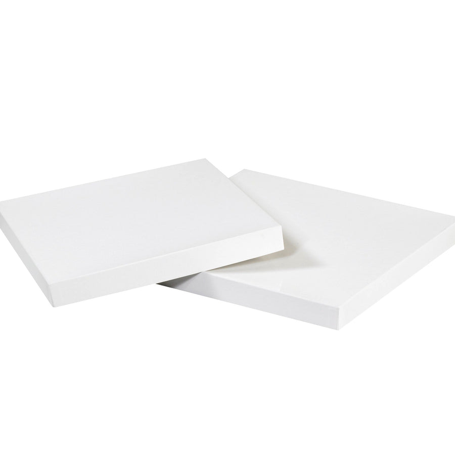 19x12 White Fibreboard Deluxe Gift Box Lids 50/Case DGBL1912W