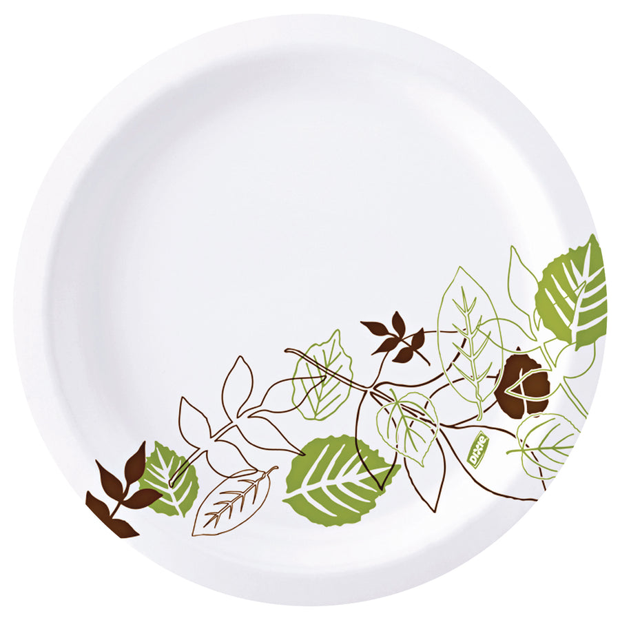 Dixie® heavyweight paper plates deliver industrial-strength durability for high-volume food service operations. Patented Soak-Proof Shield® prevents grease seepage while microwave-safe construction handles hot and cold foods. Case of 500 plates (10.25" diameter, white) provides bulk value for restaurants, catering, and institutional kitchens.