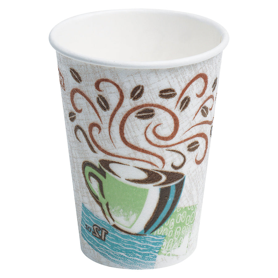 12 oz Insulated Paper Cups 500/Case DIX420