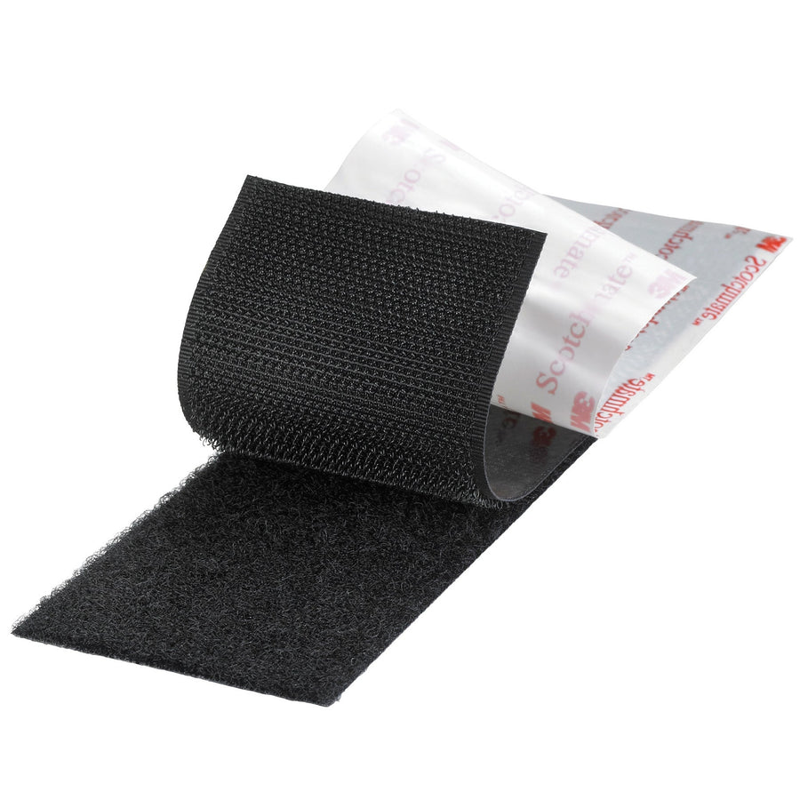 1 in x 150 ft Black Nylon Hook & Loop Fastener Tape 1-Pack DK3M156