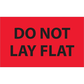 High-visibility 3" x 5" fluorescent red labels communicate critical handling instructions across international shipments. Printed on durable semi-gloss coated paper and recognized in multiple countries for compliance. Roll of 500 labels fits standard tabletop and wall-mount dispensers for efficient warehouse application.
