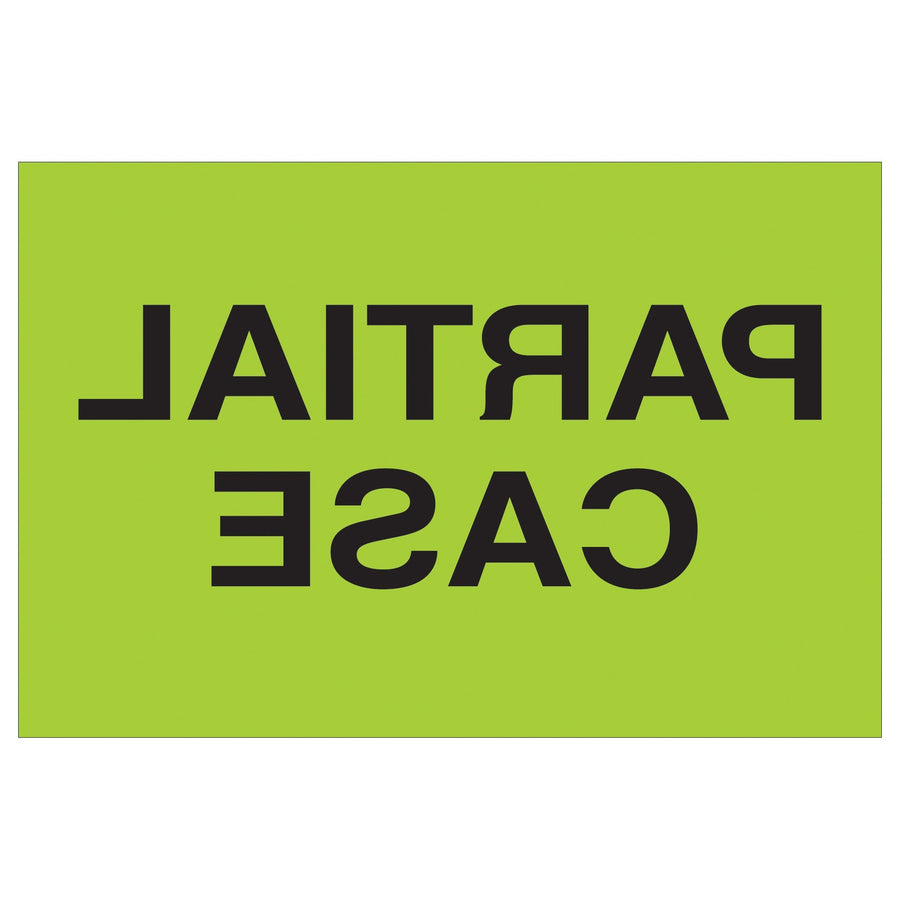 2x3 Fluorescent Green Semi-Gloss Shipping Labels 500/Roll DL1124 - alias listing
