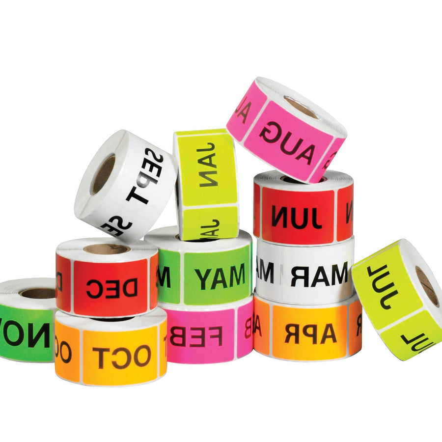 2x3 Paper Months Labels 12 Rolls DL1238 - alias listing