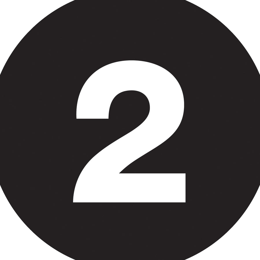 4 in Black Circle Number Labels 500/Roll DL1359 - alias listing