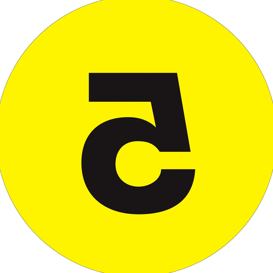 4 in Fluorescent Yellow Circle Number Labels Paper 500/Roll DL1362 - alias listing