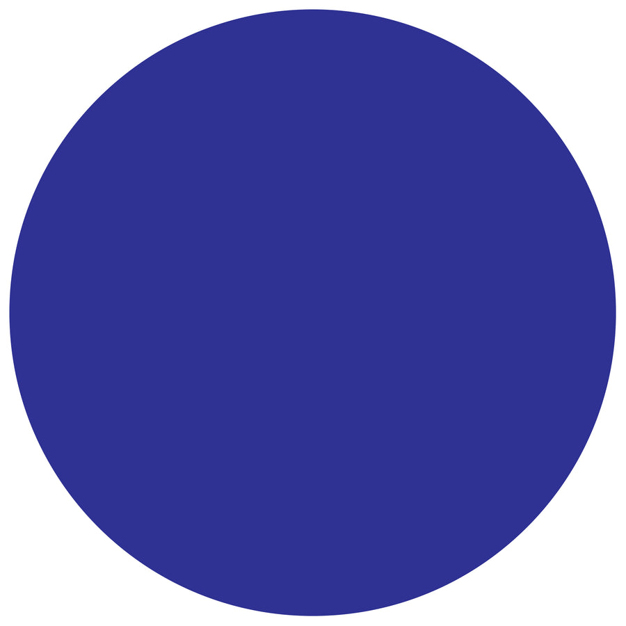 Professional-grade 3/4" diameter blue removable adhesive inventory circles for color-coded organization and item tracking. These paper-based colored labels adhere securely to multiple surfaces yet remove cleanly without residue. 500 labels per roll–perfect for warehouses, manufacturing, and logistics operations.