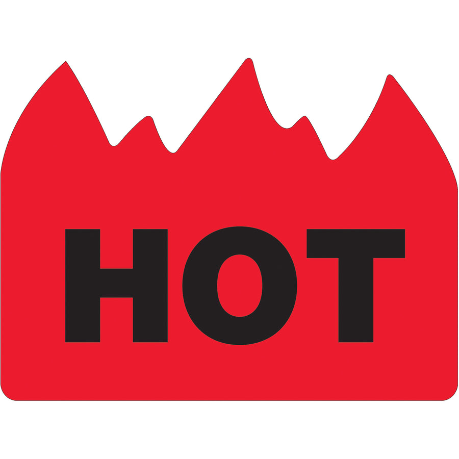 Clearly communicate hazardous material warnings with these bold 1.5" x 2" Bill of Lading flame labels printed on durable semi-gloss coated paper. Each roll contains 500 labels, providing reliable identification for shipping and handling compliance. Compatible with tabletop and wall-mount dispensers for efficient warehouse operations.