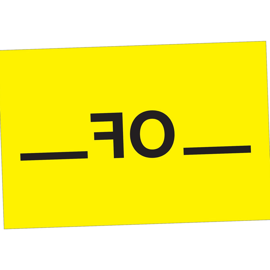 2x3 Fluorescent Yellow Special Handling Labels 500/Roll DL1612 - alias listing