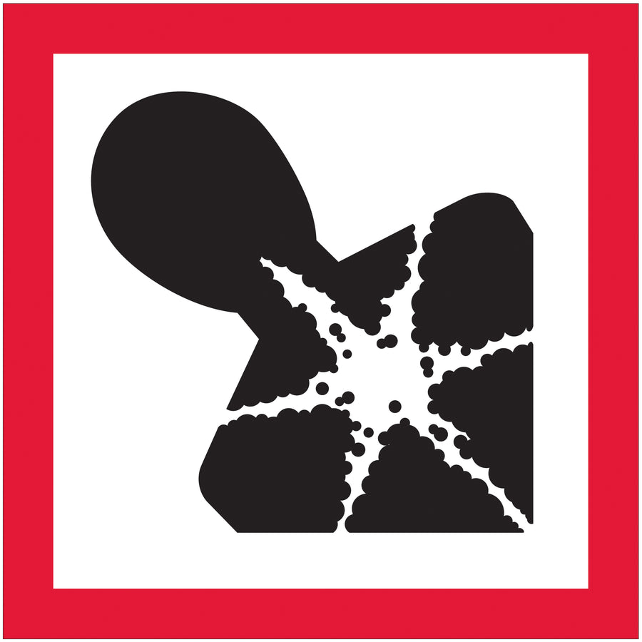 Ensure DOT compliance with these 1"x1" health hazard pictogram labels printed on semi-gloss coated paper for superior durability and visibility. Each roll contains 500 pre-printed labels with appropriate identification numbers, eliminating manual marking errors and reducing compliance risk. Pair with Packrift's tabletop or wall-mount dispensers (SL9506, SL9512, SL9518, LDM300, LDM450, LDM850, LDM1250) for streamlined warehouse labeling workflows.